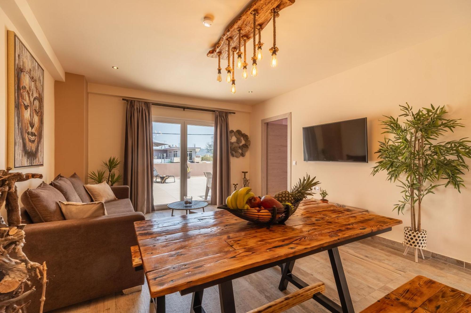 Semiso Beach Suites Kournás 外观 照片